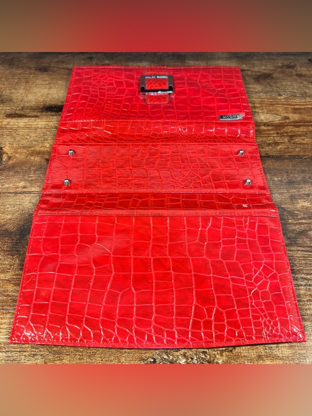 Miche Classic Shell Ellie Red Croc‎ Interchangeable SHELL ONLY NO BASE BAG